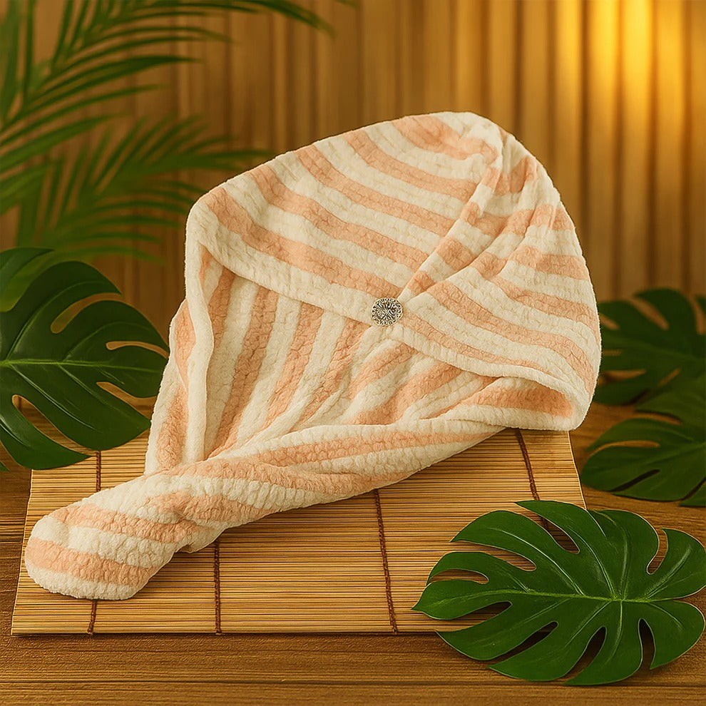 Soft Microfiber Hair Drying Towel