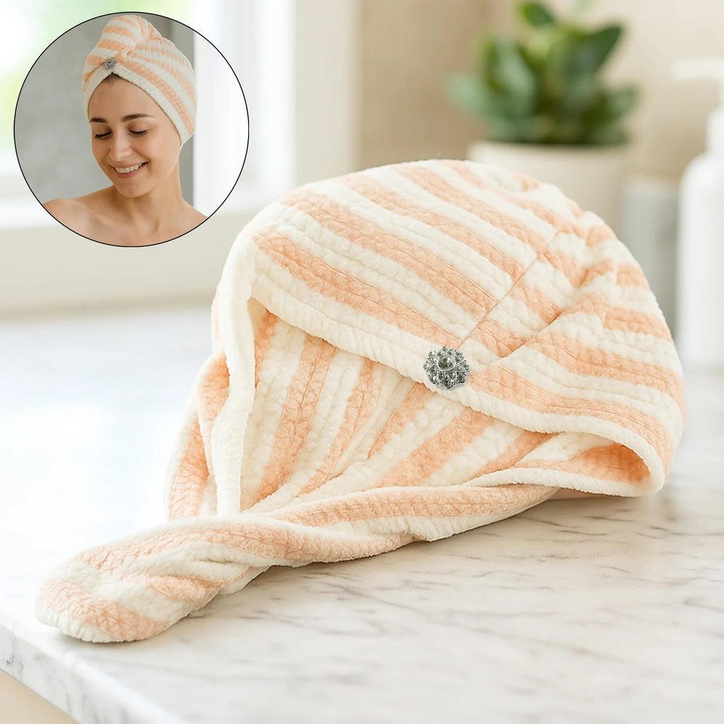 Soft Microfiber Hair Drying Towel